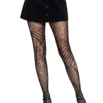 Doll Net Tights - One Size - Black Hosiery & Garters Leg Avenue