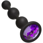 Booty Bling - Wearable Silicone Beads - Purple Anal Play Doc Johnson