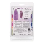 Silicone Slims Vibrating Nubby Bullet - Purple Vibrators CalExotics