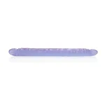 Slim Jim Duo 17 Inches Veined Super Slim Dong - Purple Dildos CalExotics