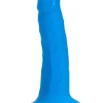 Neo Elite - 6 Inch Dual Density Cock - Neon Blue Dildos Blush