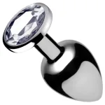Clear Gem Anal Plug - Medium Anal Play XR Brands