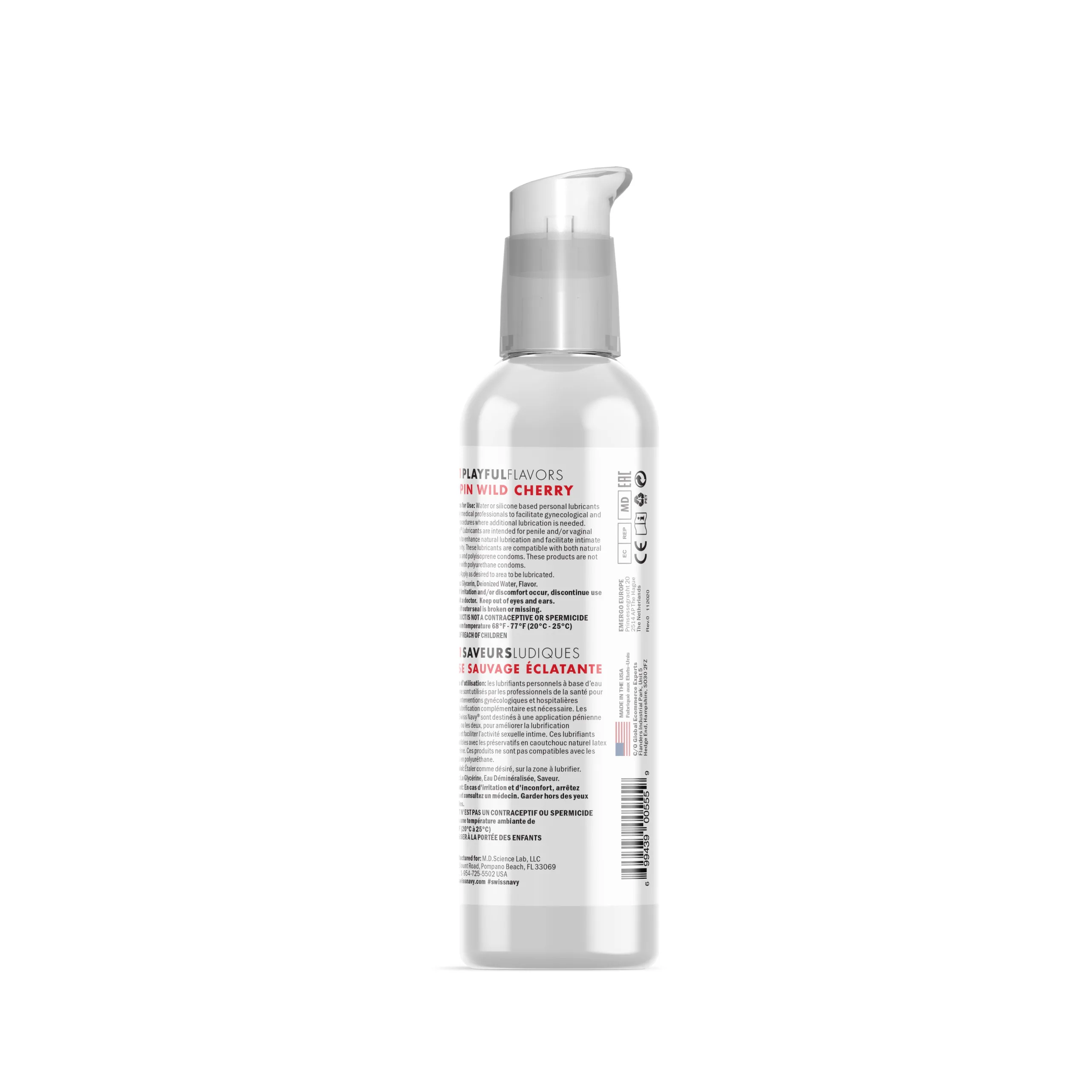 Swiss Navy 4-in-1 Playful Flavors - Pop'n Wild Cherry - 4 Fl. Oz. Lubes & Essentials M.D. Science Lab