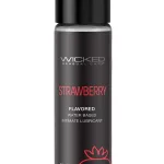Aqua Strawberry Flavored Water Based Intimate Lubricant - 1 Fl. Oz. Lubes & Essentials Wicked Sensual Care