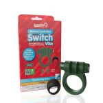 Screaming O Remote Controlled Switch Vibrating Ring - Green Vibrators Screaming O