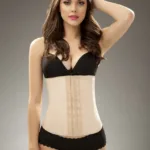 102 Valerie Latex Waist Cincher Color Nude Size 3XL (44) - Image 3
