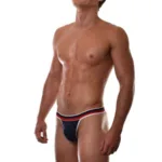 1218-NVY Metro Thong Color Navy Blue Size L - Image 3