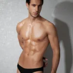 1281-BLK Hang-loose Bikini Brief Color Black Size M - Image 3
