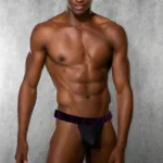 1379-BLK Micromodal Thong Color Black Size L - Image 3
