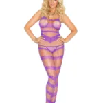 Elegant Moments - Strappy bodystocking - Purple - Queen Size