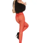 Alternative view of Elegant Moments - Fishnet pantyhose - Red - Queen Size