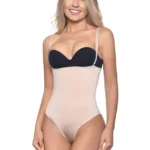 210 Nadine Strapless Bodysuit in Bikini Color Nude Size L (38) - Image 3