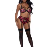 Elegant Moments - Buffalo plaid print bra - Buffalo Plaid - L