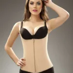 400 Felice Underbust Waist Cincher w/ Zipper Color Nude Size 3XL (44) - Image 4