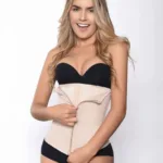 403 Gigi Waist Cincher w/ Zipper Color Nude Size 2XL (42) - Image 6