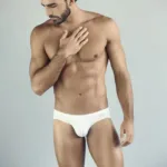 5373 Australian Latin Briefs Color White Size S
