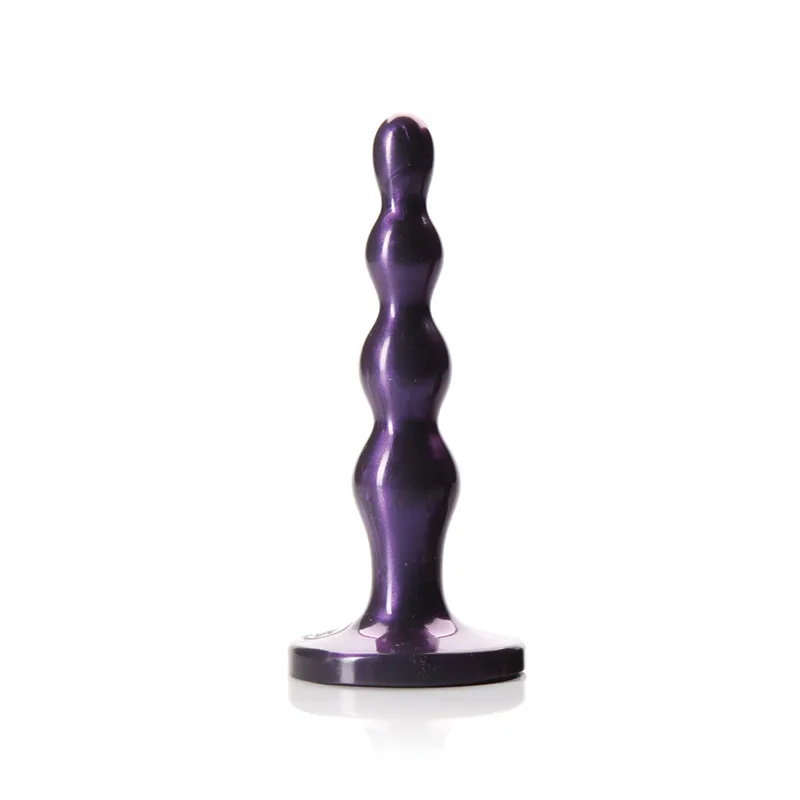 Tantus Ripple Large Beaded Anal Plug Amethyst