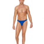 Elegant Moments - Men's snap closure thong - Royal Blue - L/XL