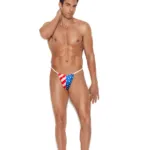 Elegant Moments - Men's g-string pouch - Stars and Stripes - One Size