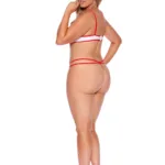 Alternative view of Elegant Moments - Nurse Naughty - Teddy - White - Queen Size