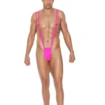 Elegant Moments - Men's suspender pouch - Neon Pink - One Size