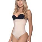 906 Julie Strapless Thong Shapewear Color Nude Size XS (32) - Image 3