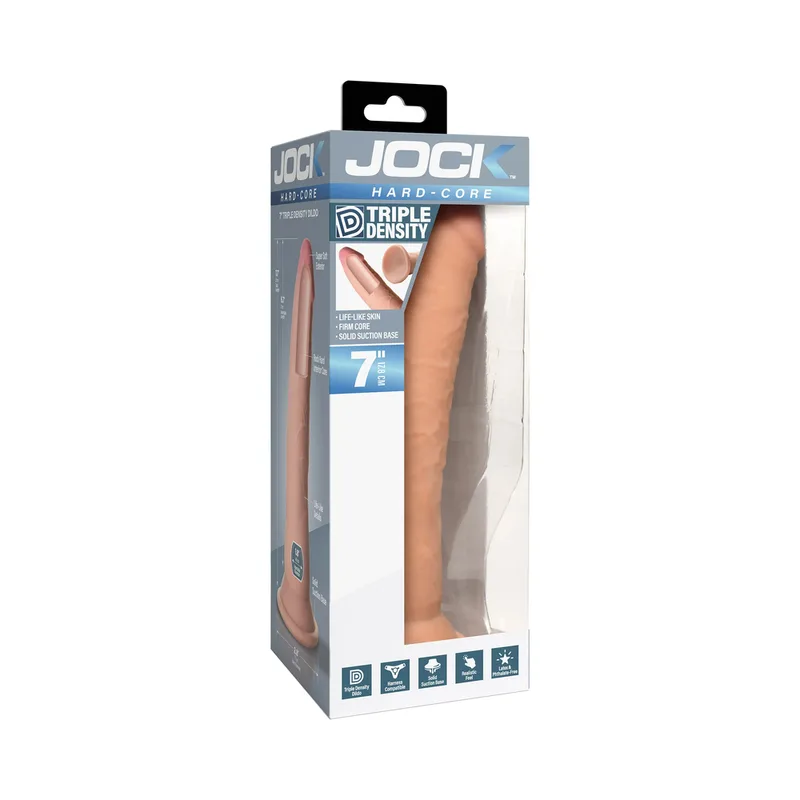 JOCK Hard-Core 7 in. Triple Density Dildo