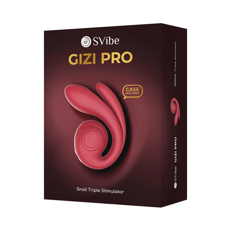 SVibe Snail Gizi Pro Vibrator Bordeaux