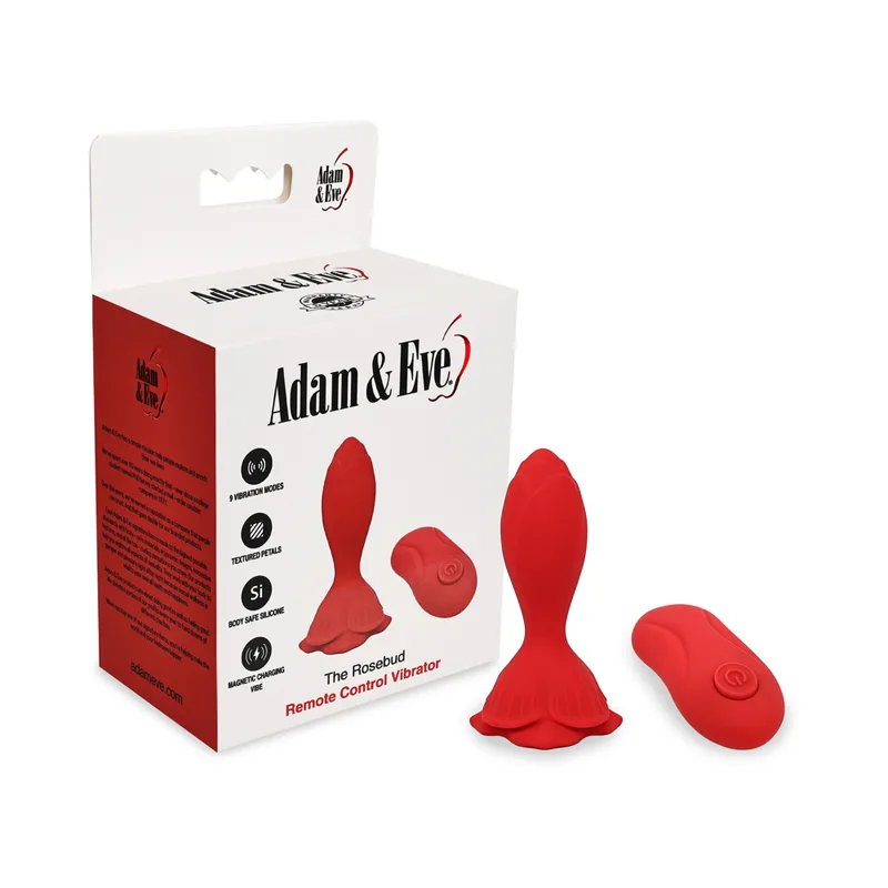 Adam & Eve The Rosebud Remote Control Vibrator Plug