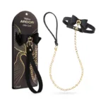 Temptasia Ardor Collar & Leash Black with Bow