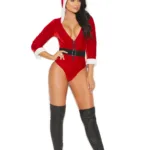 Elegant Moments - Santa's Tease - 2 pc - Red/White - 1X/2X