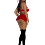 Alternative view of Elegant Moments - Holiday Vixen - 2 pc - Red/White - L