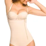 1043 Powernet Body Fiorell Color Beige Plus Size XXL