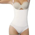 4012 Latex Body Thong Color Beige Plus Size XXL