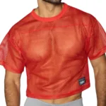 BAM134 Short Sleeve Practice Jersey Color Bright Red Size L/XL