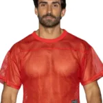 BAM134 Short Sleeve Practice Jersey Color Bright Red Size L/XL - Image 5