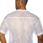 BAM134 Short Sleeve Practice Jersey Color White Size L/XL - Image 2