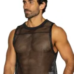 BAM135 Sleeveless Practice Jersey Color Black Size S/M - Image 4