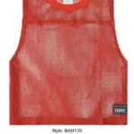 BAM135 Sleeveless Practice Jersey Color Red Size S/M - Image 7