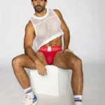 BAM135 Sleeveless Practice Jersey Color White Size S/M - Image 8