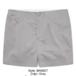 BAM207 Coaches Short 5 inch Inseam Color Gray Size L - Image 6