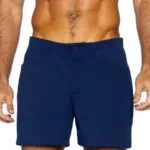 BAM207 Coaches Short 5 inch Inseam Color Navy Size L