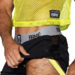 BAM225 Peek-a-boo Jock Short Color Black Size S - Image 8