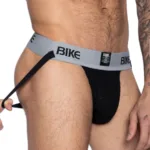 BAS303 Classic Jockstrap Color Black Size L - Image 4