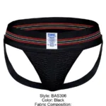 BAS306 Original number 10 Jockstrap Color Black Size L - Image 5