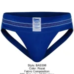 BAS306 Original number 10 Jockstrap Color Royal Size M - Image 14