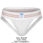 BAS306 Original number 10 Jockstrap Color White Size L - Image 8