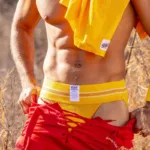 BAS306 Original number 10 Jockstrap Color Yellow Size L - Image 7