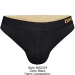 BAS319 Active Thong Color Black Size XL - Image 9