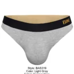 BAS319 Active Thong Color Light Gray Size XL - Image 6
